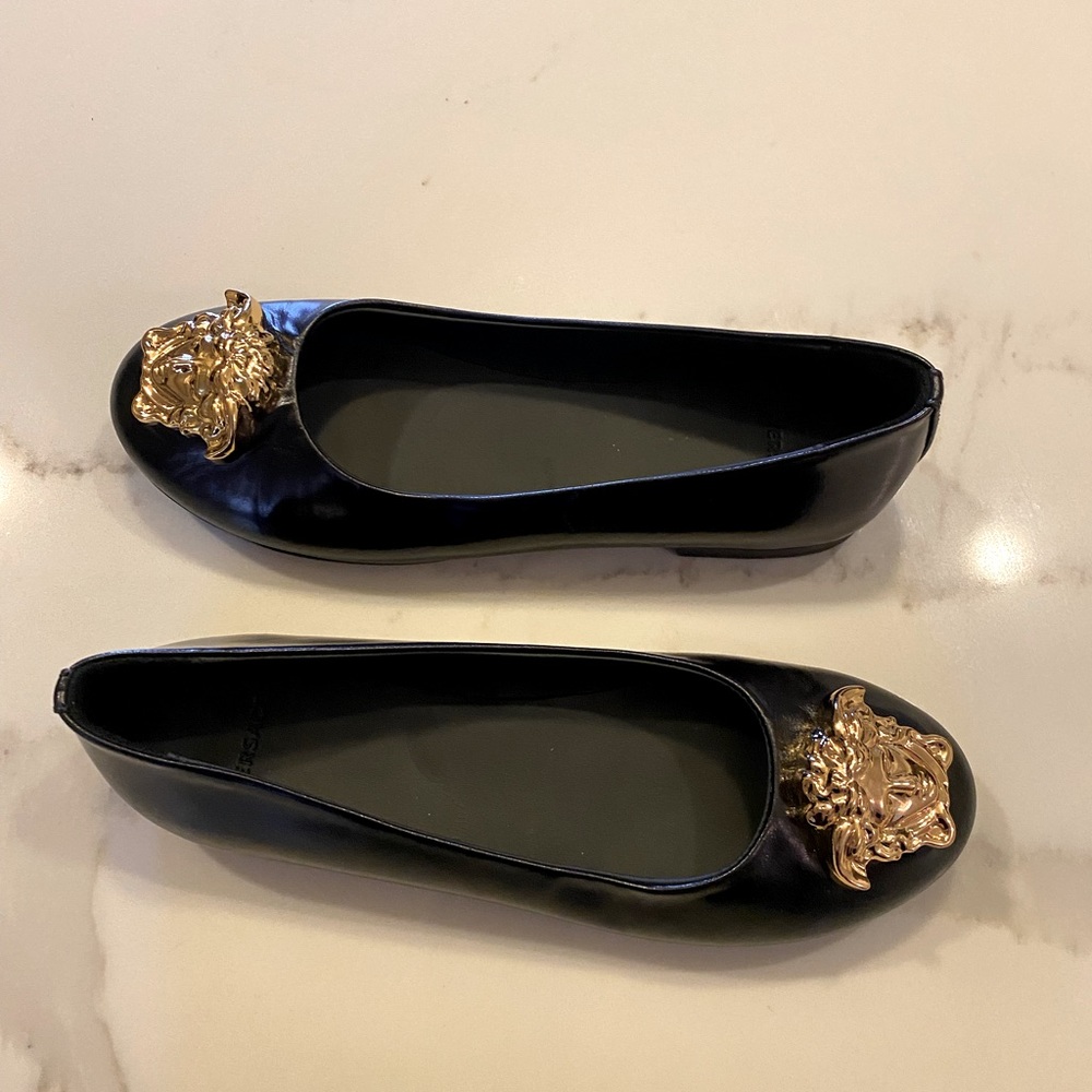 Versace Medusa Ballet Flats